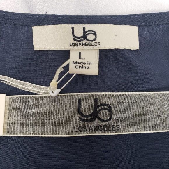 YA Los Angeles Blue Dress with Belt - Picture 3 of 6